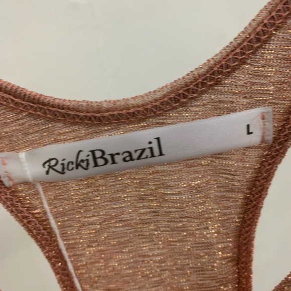 24k rose Gold Racer Bra - Picture 4 of 4